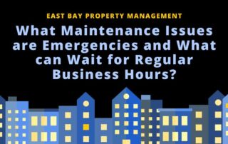 What Maintenance Issues are Emergencies and What can Wait for Regular Business Hours?