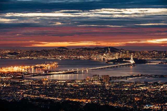 the bay area in California